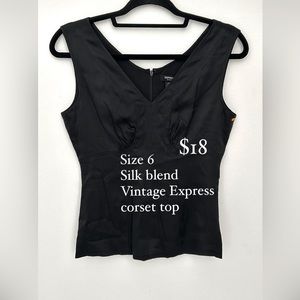 Vintage Expeess corset top
